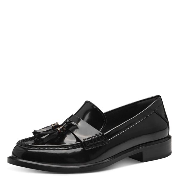 Tamaris Kimberley Loafer With Tassels Black